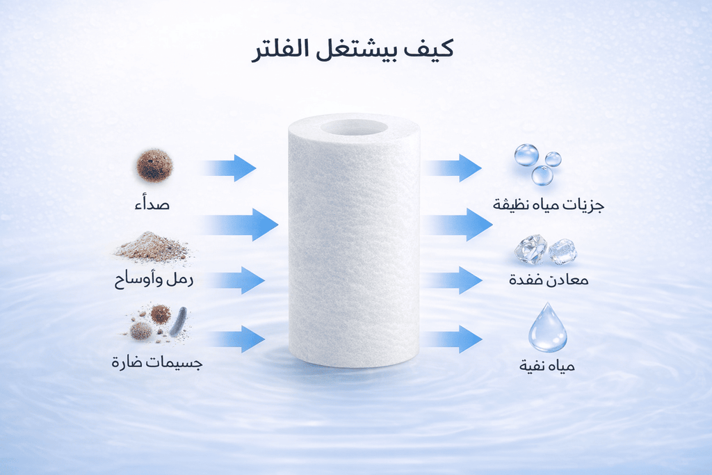 🚿 فلتر الدش — مياه نظيفة من أول قطرة