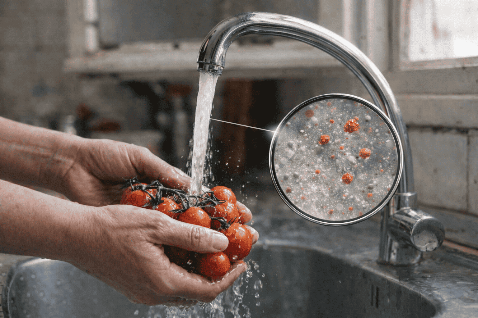 🚰 فلتر حنفية المطبخ — كل يوم عم تطبخي وما حدا حكالك شو بالماء